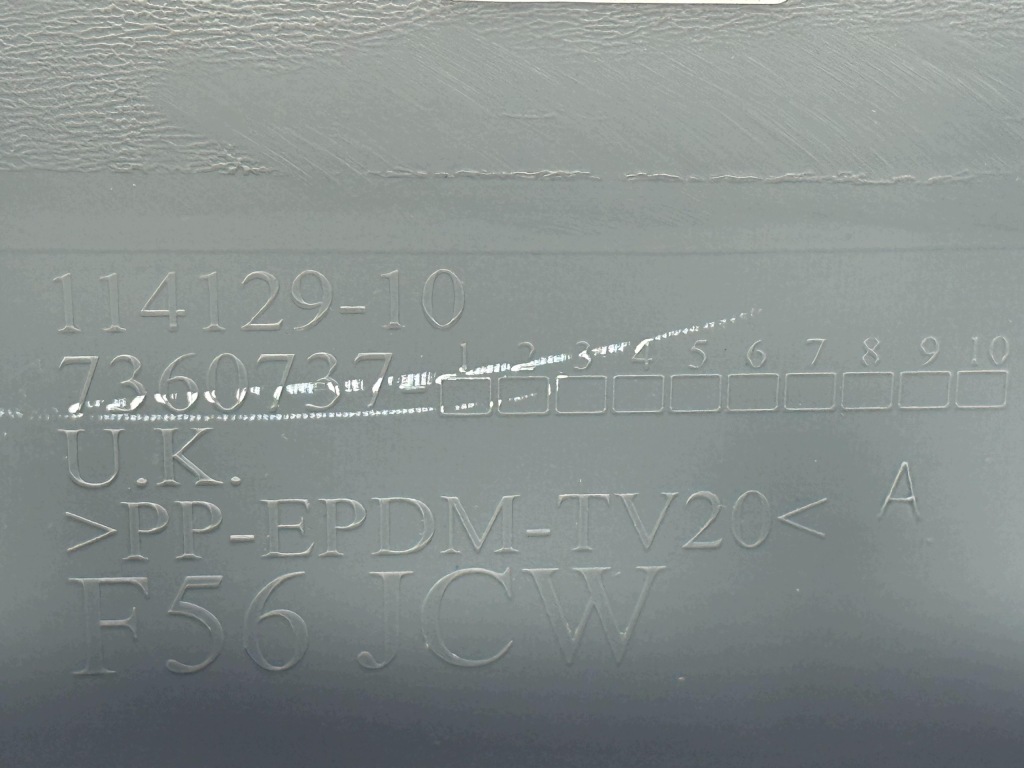 MINI F55 F56 F57 Dokładka Zderzaka Przednia Przód Nowa OE 7382170 — zdjęcie 7