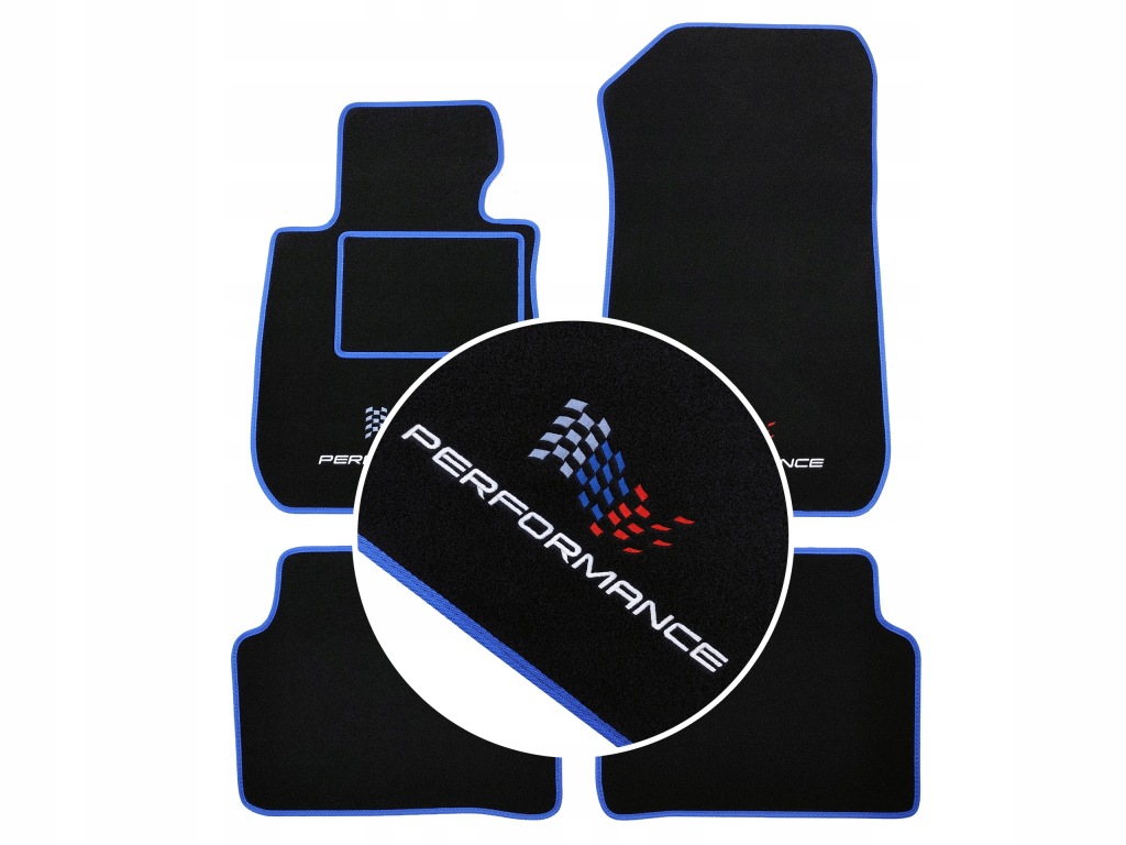Koberce Do Auta Bmw 1 E82 (2004-2013) Vlajka Performance