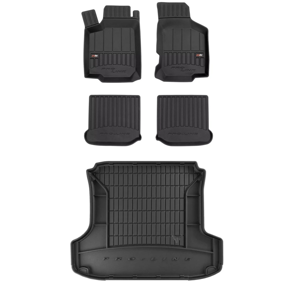 3D gumová sada koberců a rohožek Seat Toledo II 1998-2005 Sedan, bez regulace