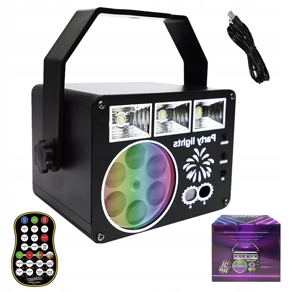 Scénické Světlo Rgb Led 360° S Dálkovým Ovládáním Pro Bar Disco Party Ktv