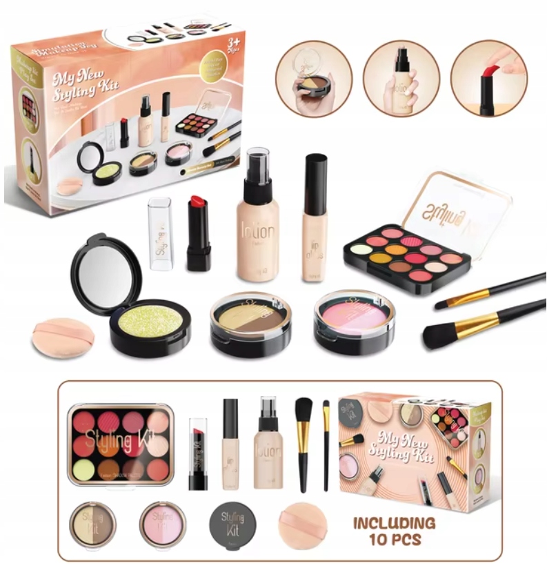 Girl Beauty Play kosmetická sada dárek pro vzdělávací hračky na líčení