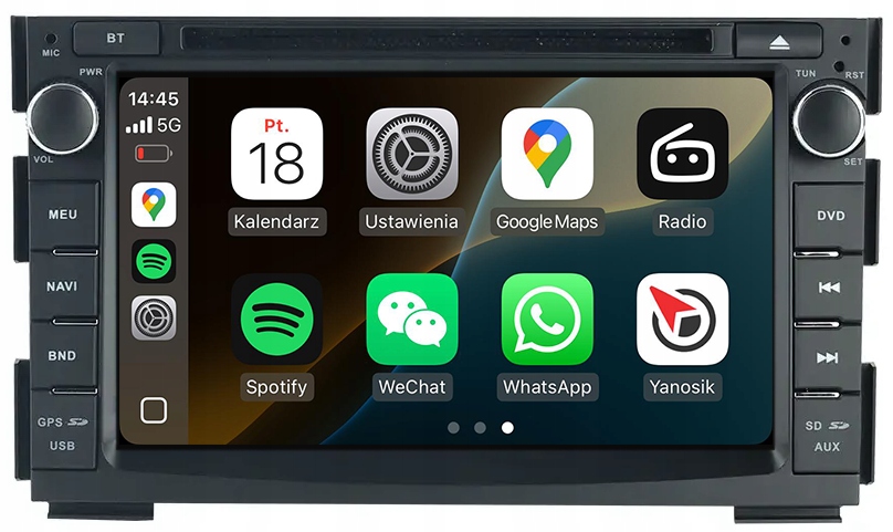 Kia Ceed Venga Radio Navigace Android Auto Carplay Mapy
