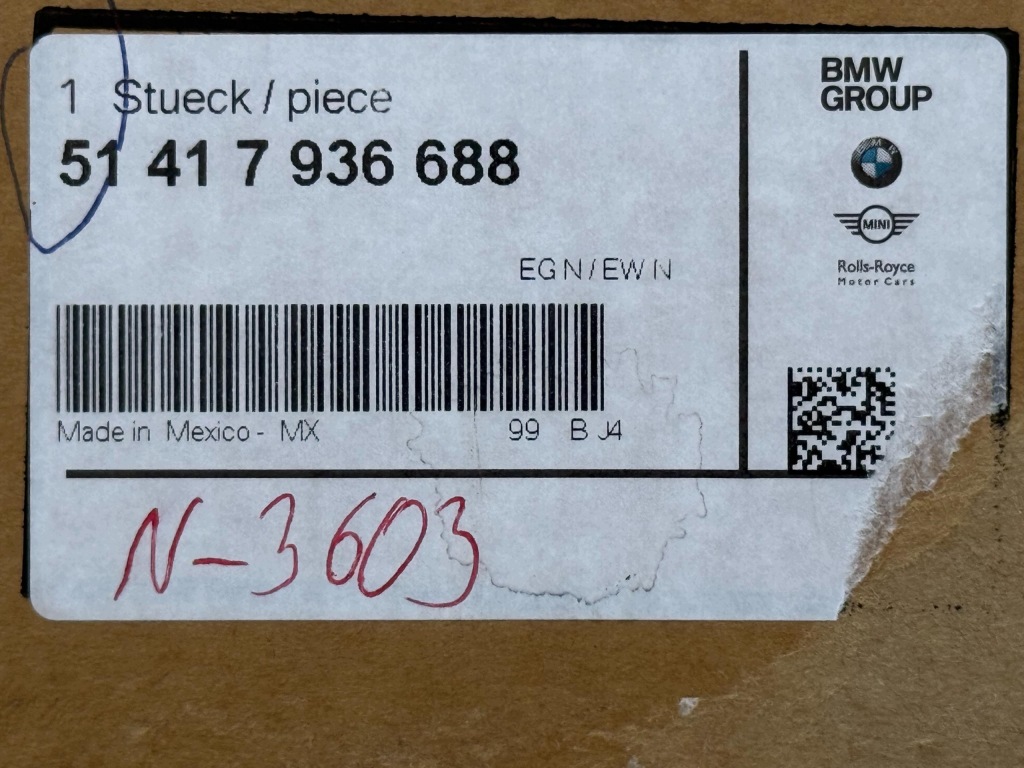 BMW X4 G02 X3 G01 Tapicerka Drzwi Przednia Prawa OE 7936680 — zdjęcie 11