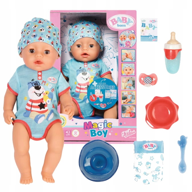 Baby Born Magic Boy Interaktivní Funktní Panenka Pro Miminko 43 CM