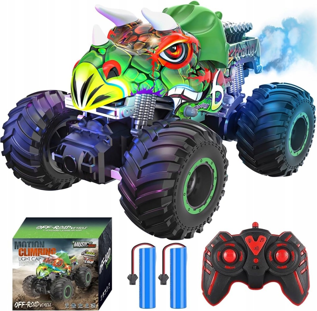 Auto Monster Car Dinosaurus Na Dálkové Ovládání 1200 mAh