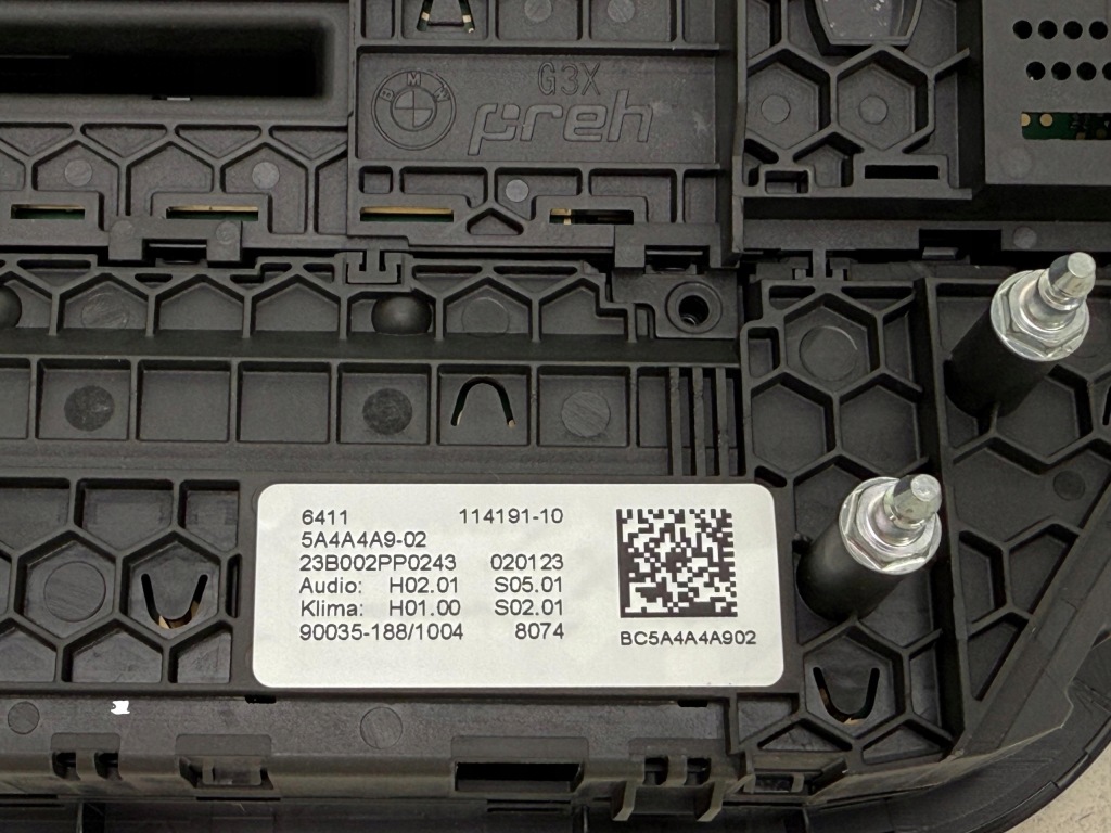 Bmw X3M F97 X4 G02 X4M F98 Panel Sterowania Radia i Klimatyzacji OE 5A4A4A9 — zdjęcie 4