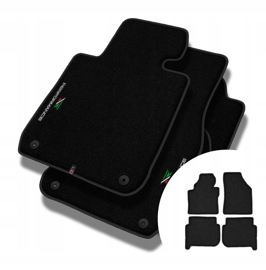 Velurové koberce Performance Premium pro Volkswagen Touran 2010-2015