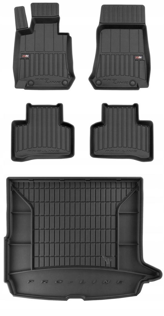 Set 3D gumové rohože Mercedes Eqc od roku 2019