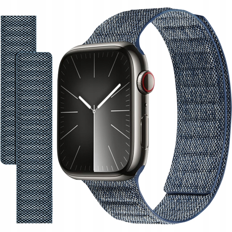 Pásek na ruku pro Apple Watch 49/46/45/44 mm, Crong, magnetický náramek