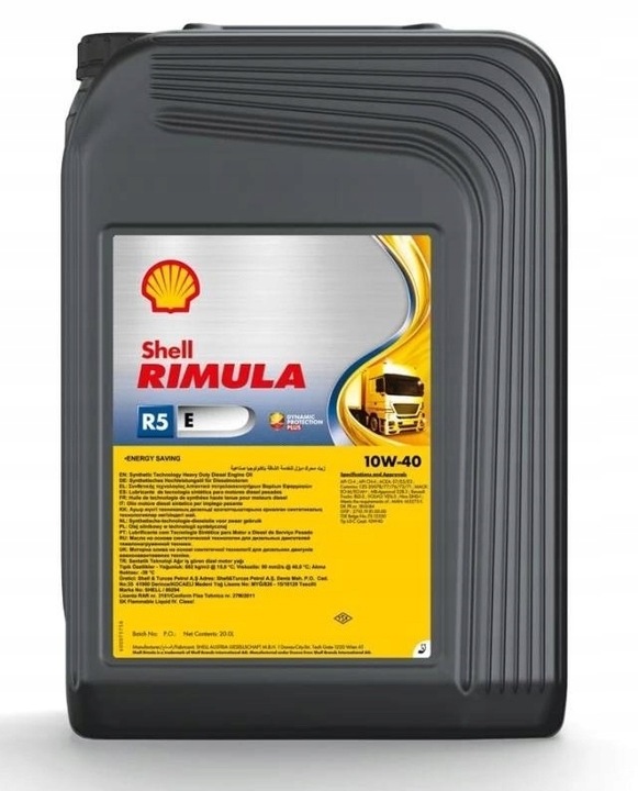 Моторное масло Shell 20 л 10W-40