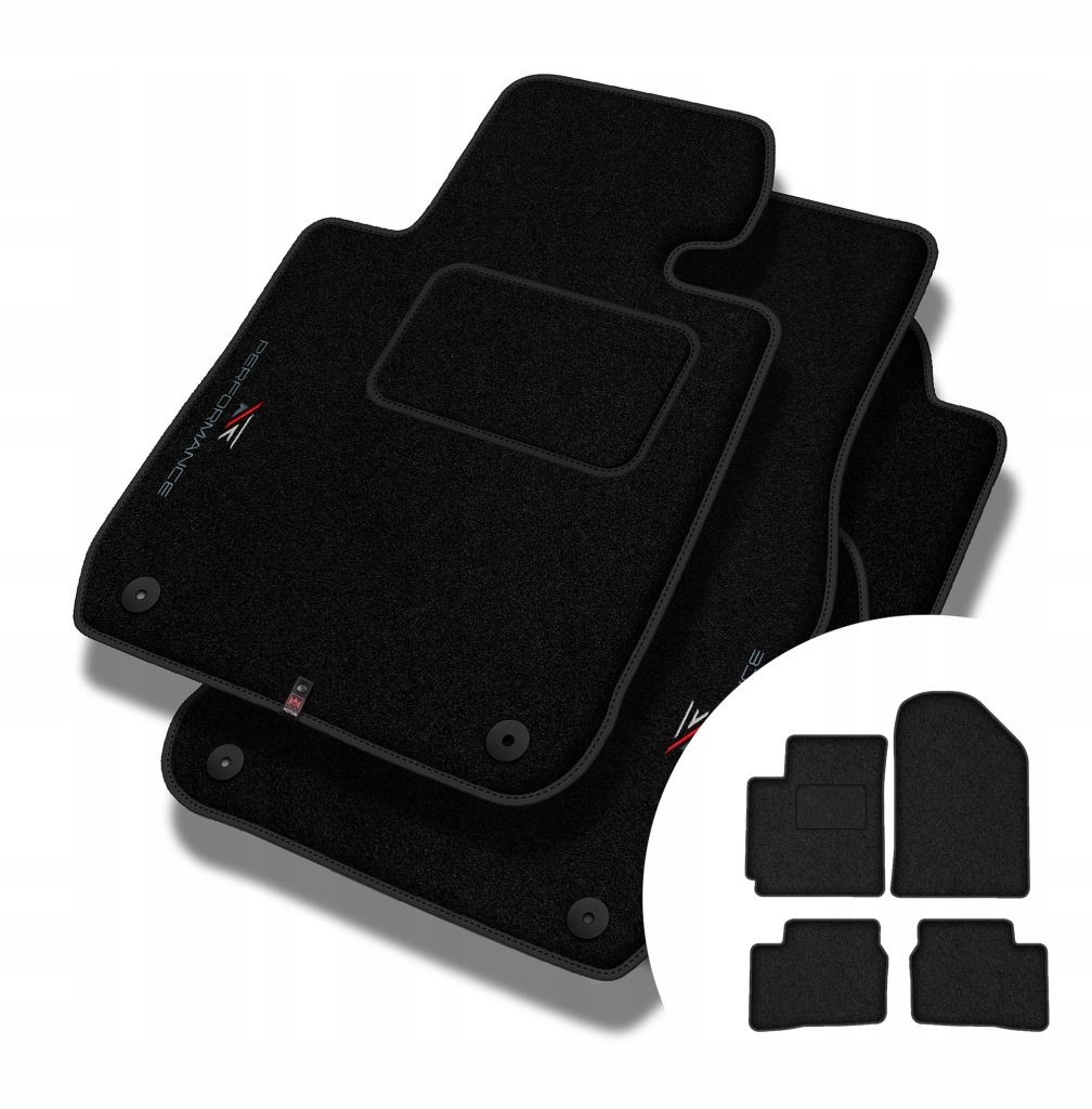 Velurové koberce Performance pro Kia Picanto II 2011-2017