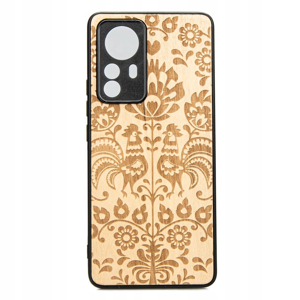 Dřevěné Pouzdro pro Xiaomi 12 Pro Polský Folk Aniegre