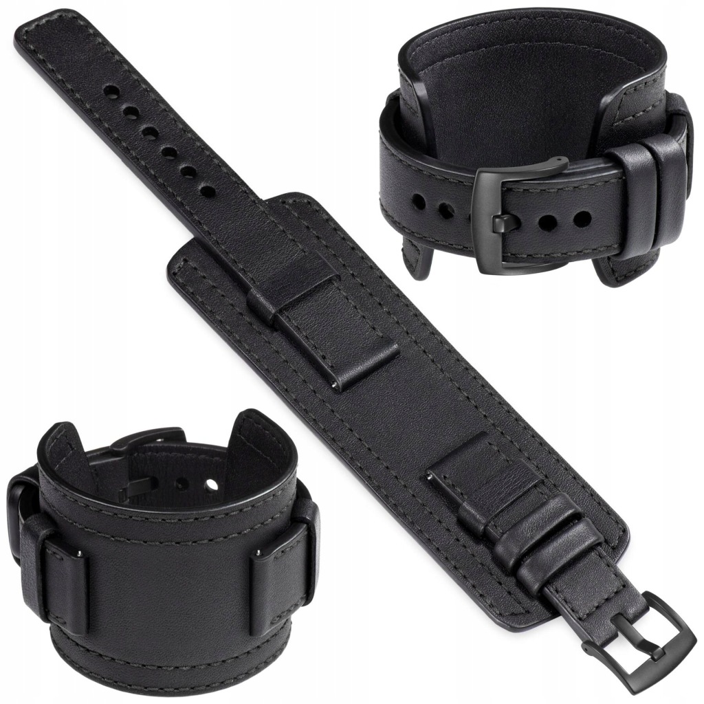 Řemínek 22 mm pro Samsung Watch 3 45/46 Gear S3 kožený s podložkou Movear