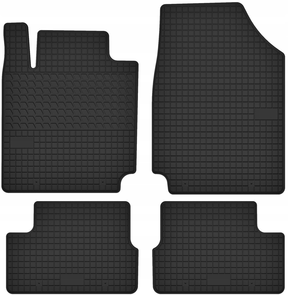 Gumové koberce pro Nissan Micra K12 Micra III (2003-2010) Dedikované