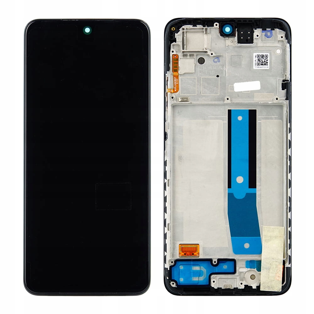 Org LCD displej Xiaomi Redmi Note 11 Černý (black) S Rámečkem