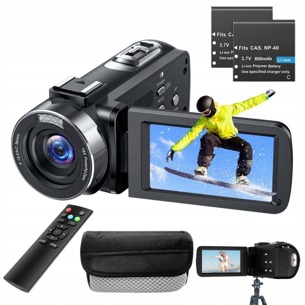 Digitální Ruční Kamera Full Hd 1080P 16X Infračervené Noční Vidění