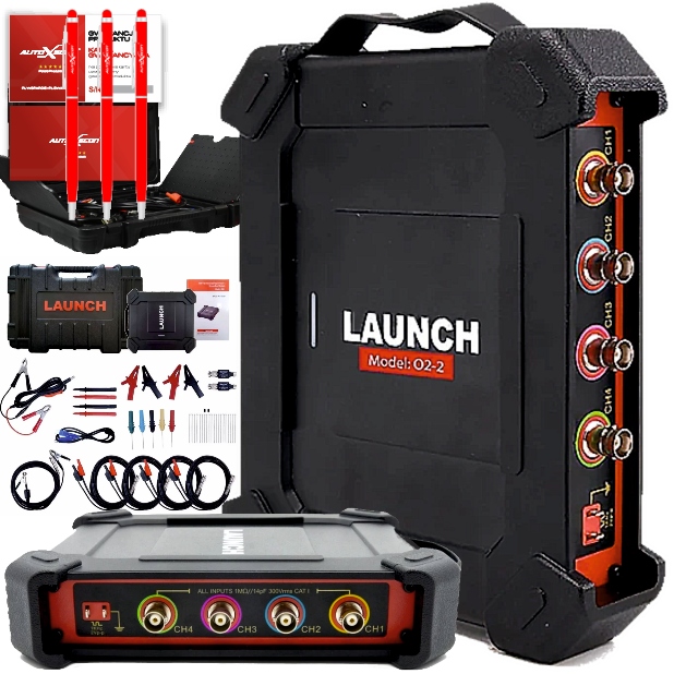 Launch X-431 O2-2 Scope Box Digitální 4-kanálový osciloskop 4 Kanály