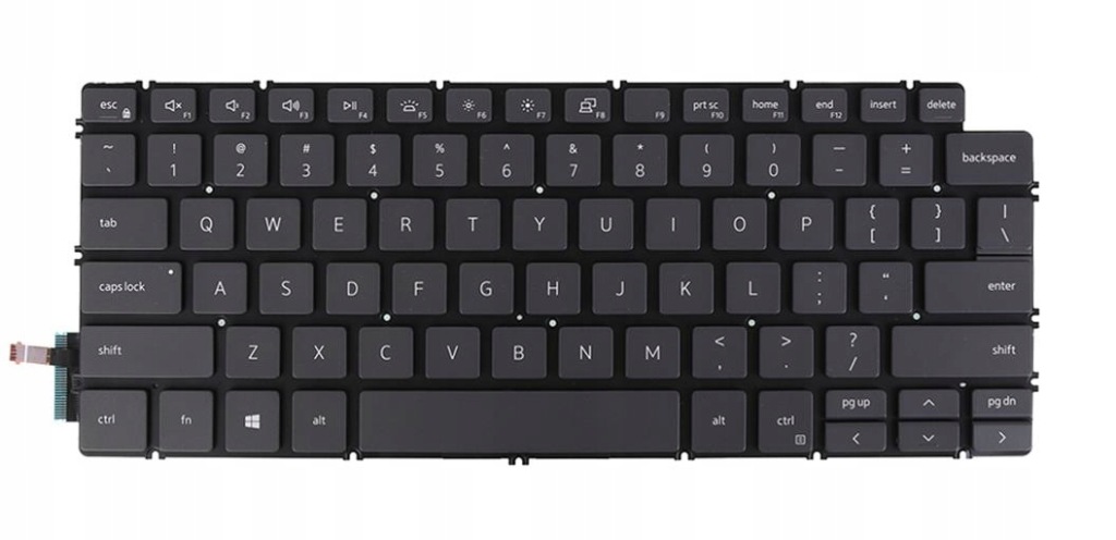 Klávesnice Pro Dell 3301 5390 5490 5493 7391 7491 5498 5300 5401 Led Šedá