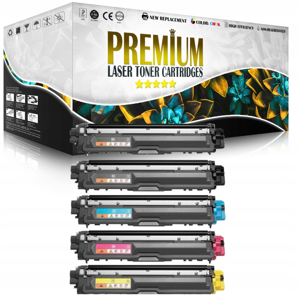 5x toner pro Brother DCP-9015CDW DCP-9020CDW MFC9140CDN HL3140CW TN241 TN245