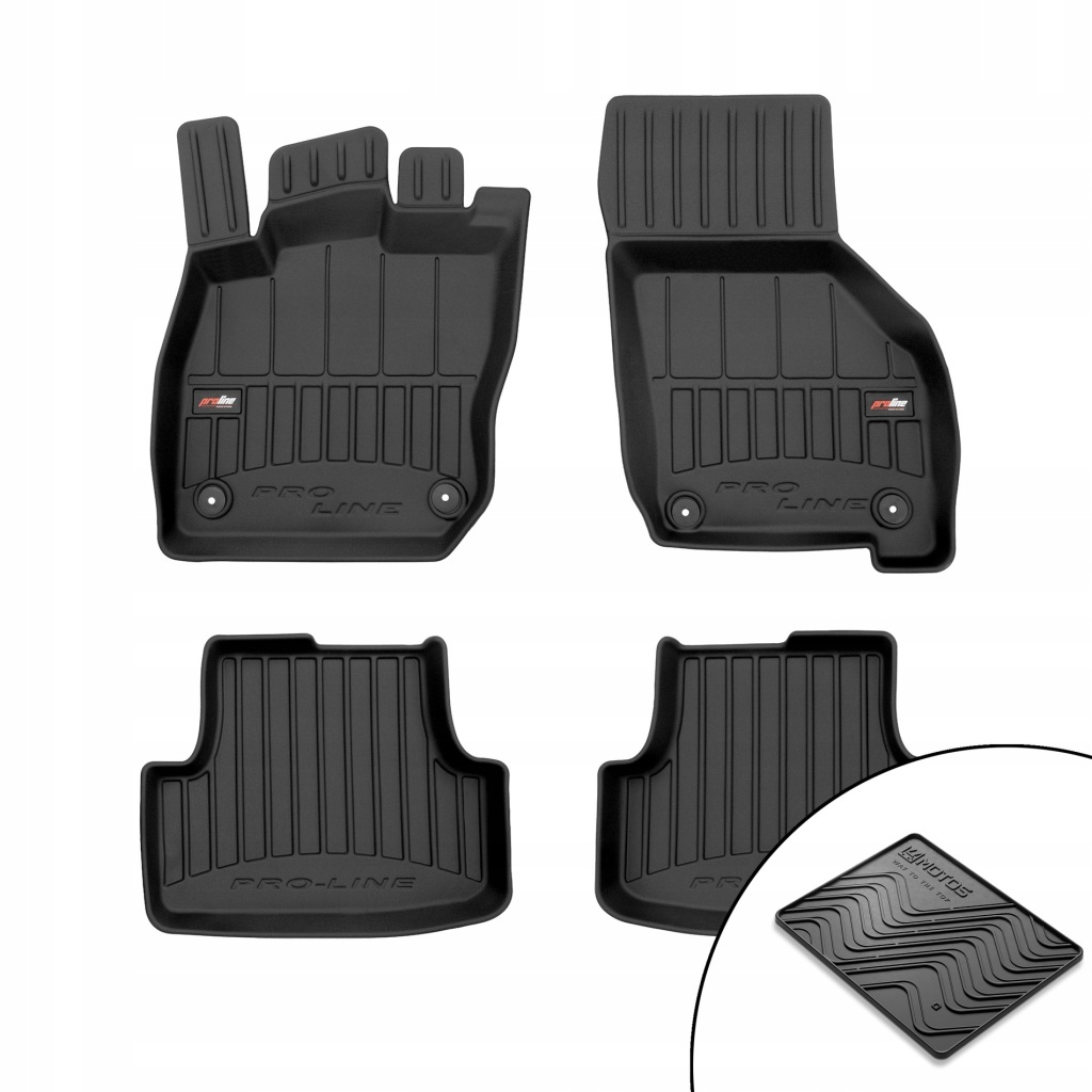 Gumové 3D koberce Audi A3 8Y od roku 2020 rohož bonus