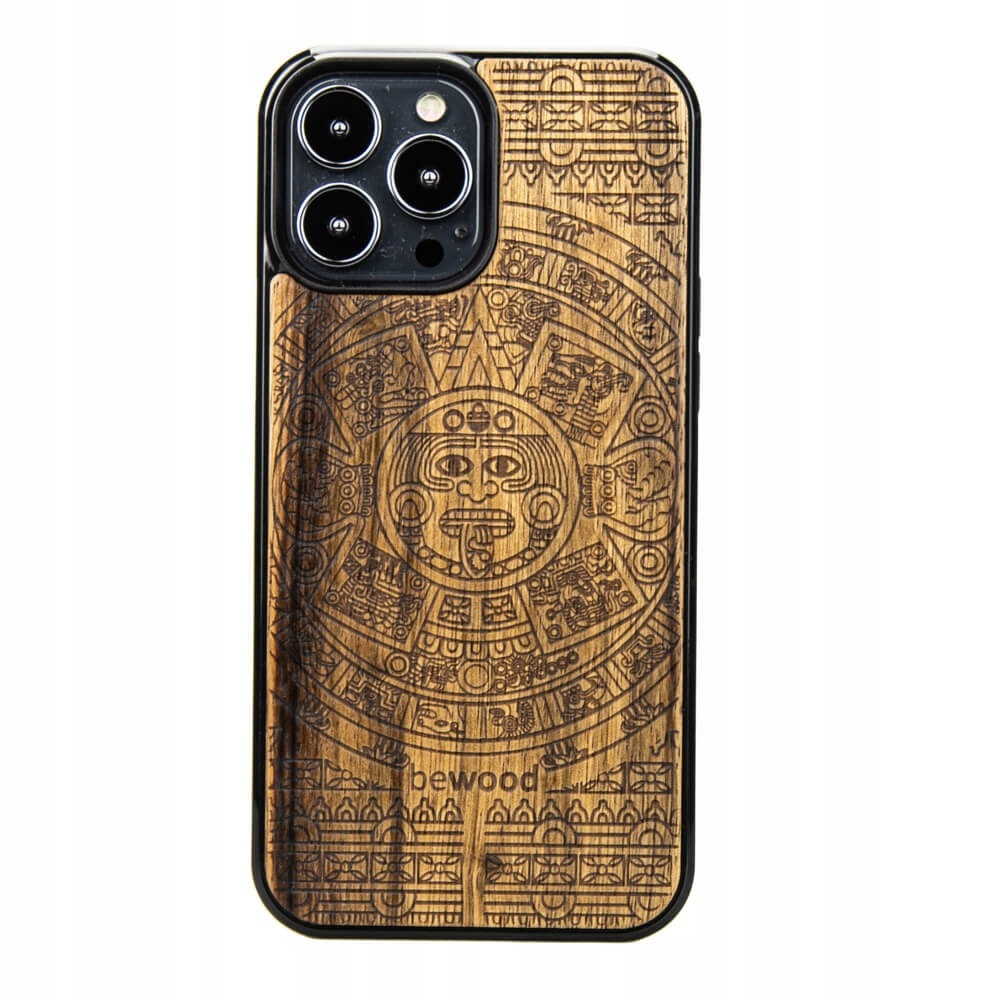 Pouzdro Bewood pro iPhone 13 Pro Max Aztécký Kalendář Limba