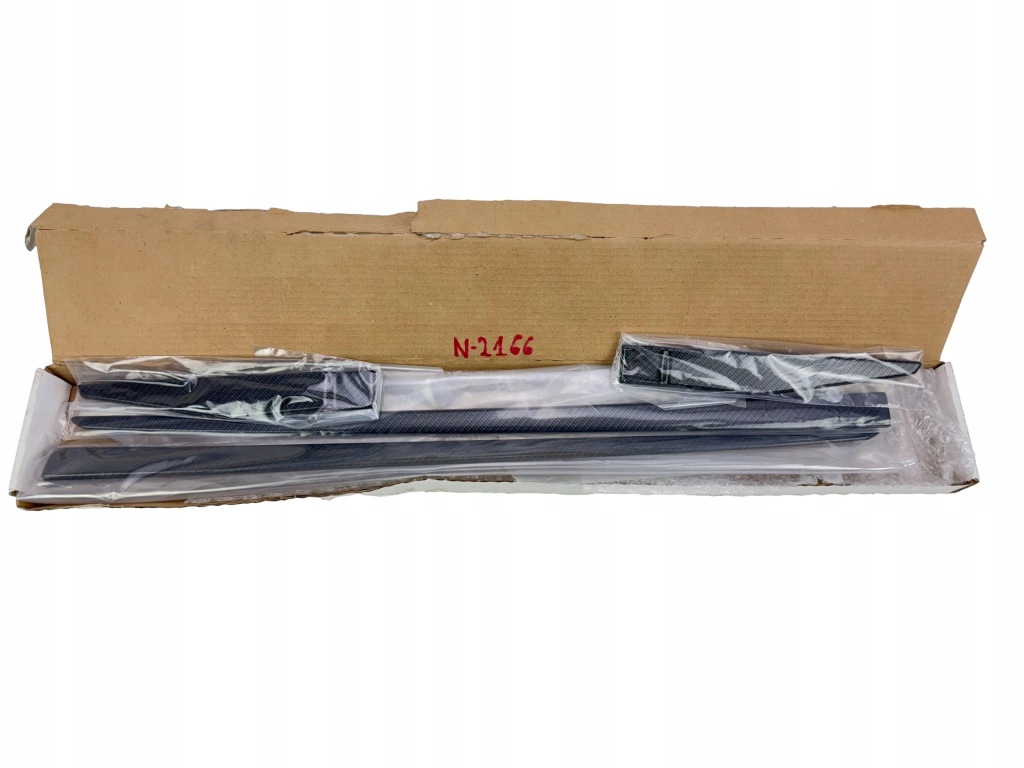 Toyota Yaris P21 Listwy Ozdobne Carbon Drzwi Nowe Oryginał PW156-0D005-CN — zdjęcie 4