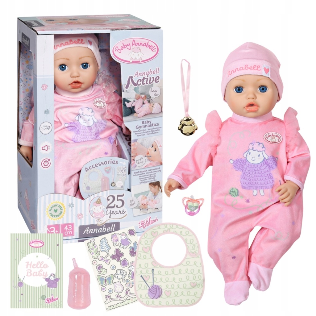 Baby Annabell Active Panenka Interaktivní 43 CM 706626