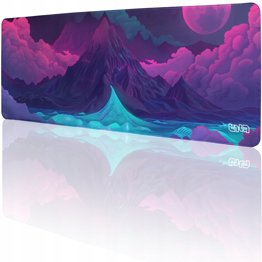 Podložka Pod Klávesnici Abstraktní kopce 80x30 Tilt Pro hráče XL