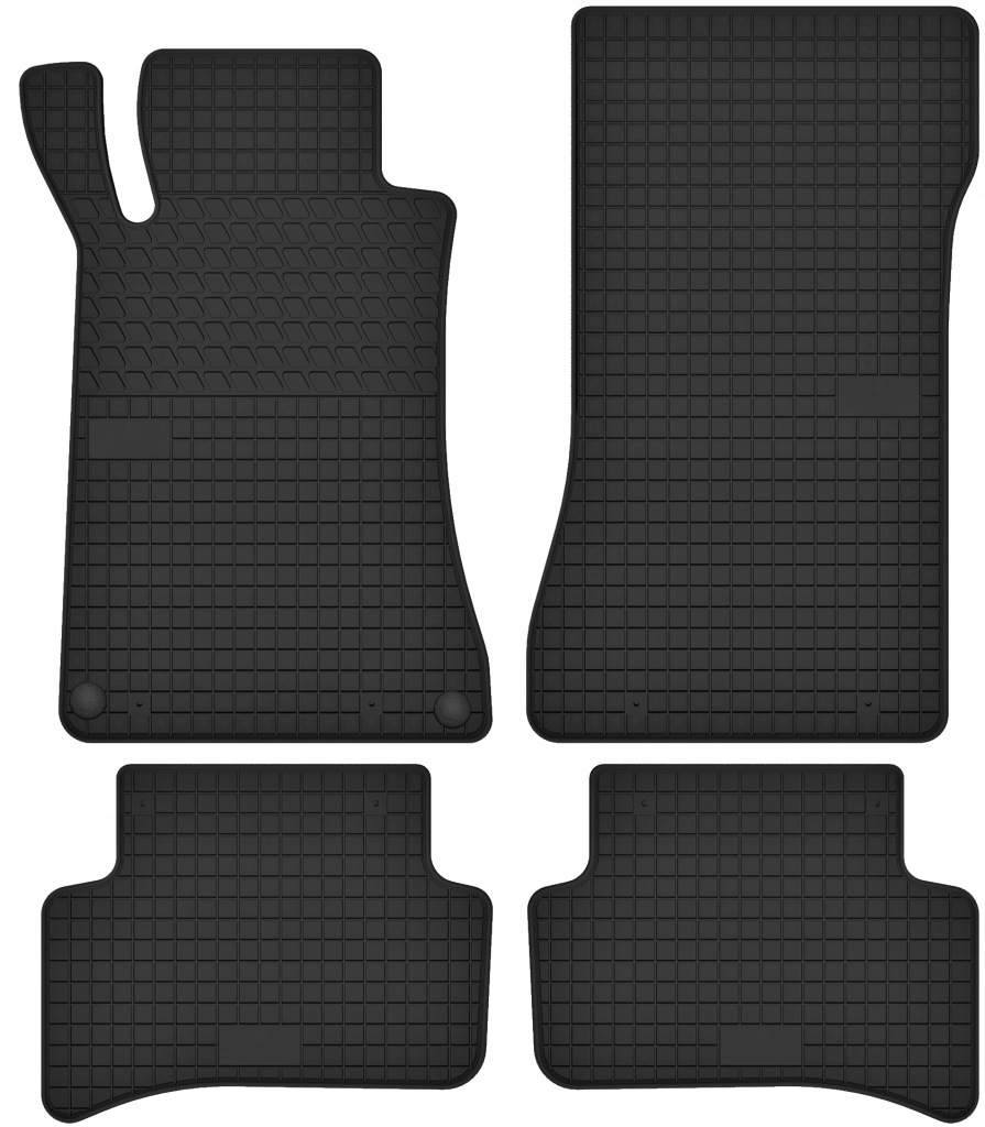 Gumové koberce pro Mercedes C Klasa W203 (2000-2007) Dedikované Bez Zápachu