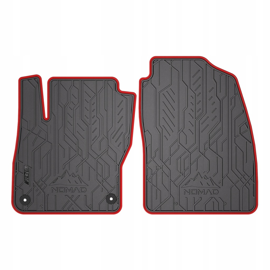 Gumové autokoberce Nomad Ford Focus II 2004-2011 červené