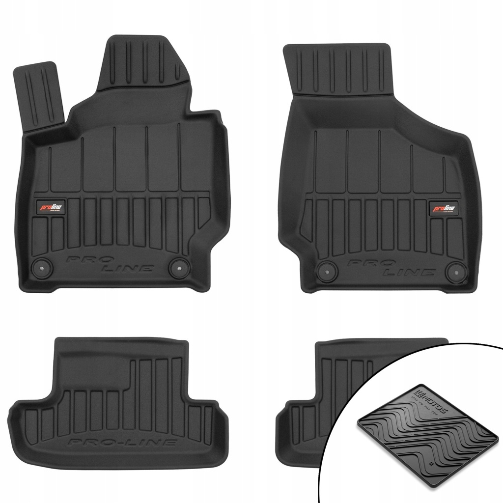 Gumové 3D koberce Audi Tt II 2006-2014 podložka bonus