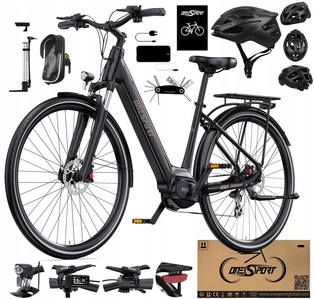 Elektrokolo Onesport OT07 250W 14AH 25KM/H 110KM City Dárek Pl