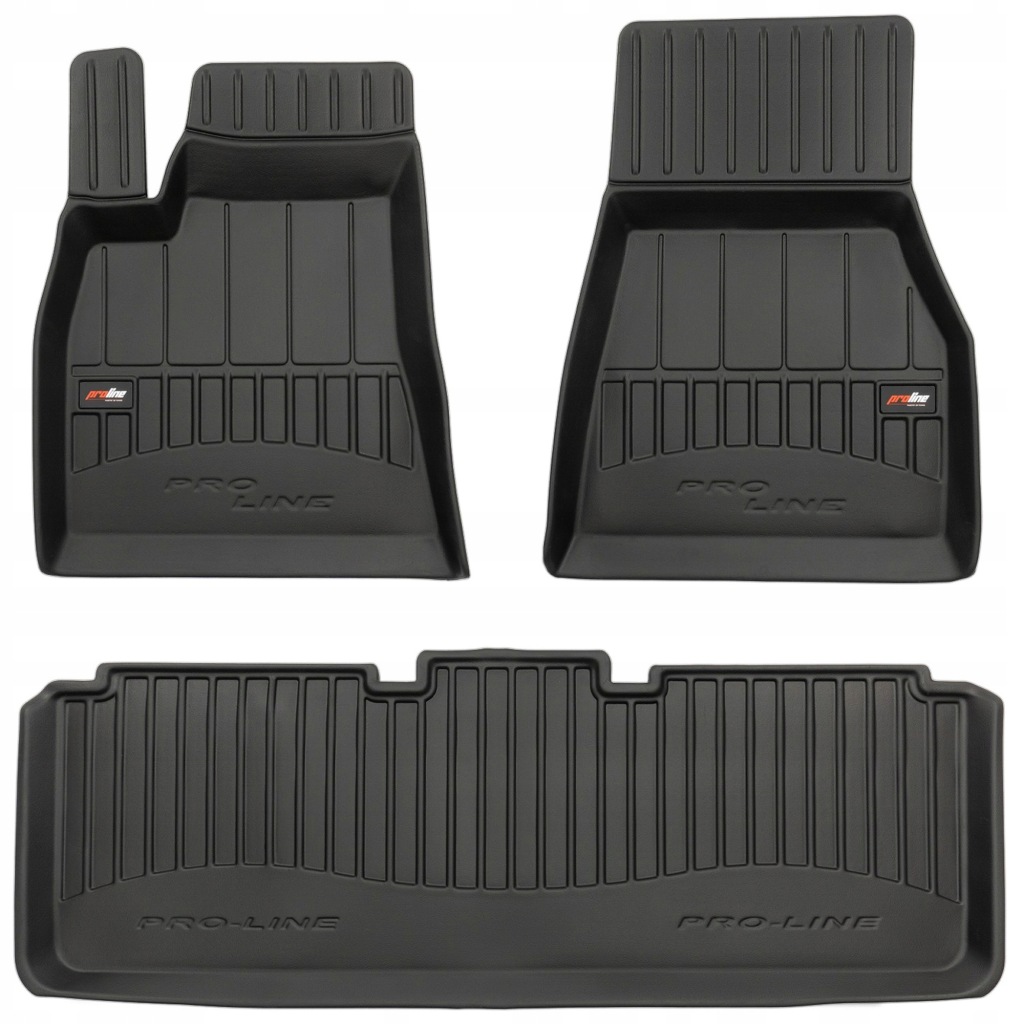 Gumové 3D koberce Tesla Model S 2012-2021