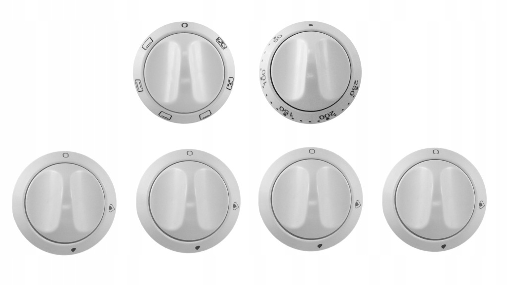 Knoflíky Na Sporák Mastercook Dynamic KGE3468 6 Ks