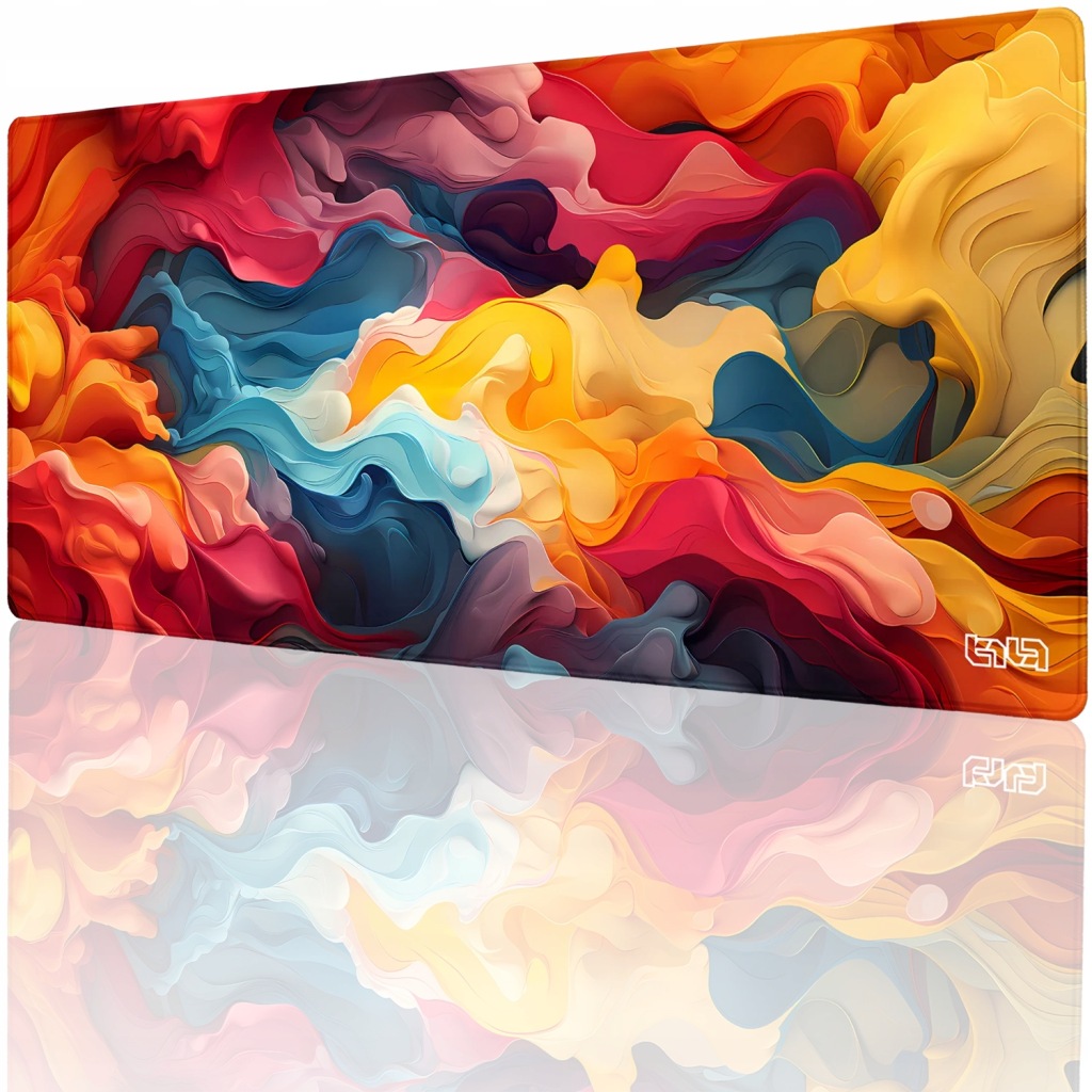 Podložka Pod Myš Myšku Hedvábný kaleidoskop 90x40 Tilt XXL XL Velká