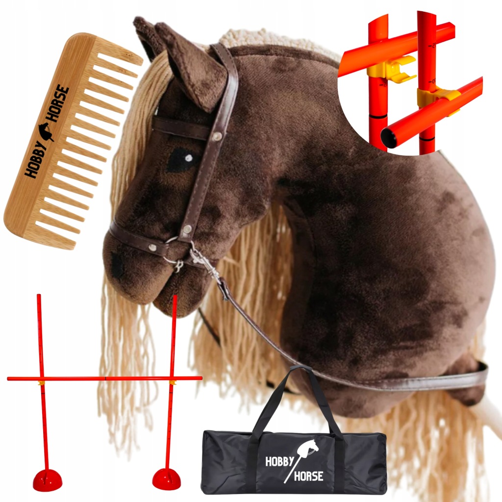 Sada Hobby Horse Kůň Na Tyči A4 Překážka Pro Skokany 120 CM