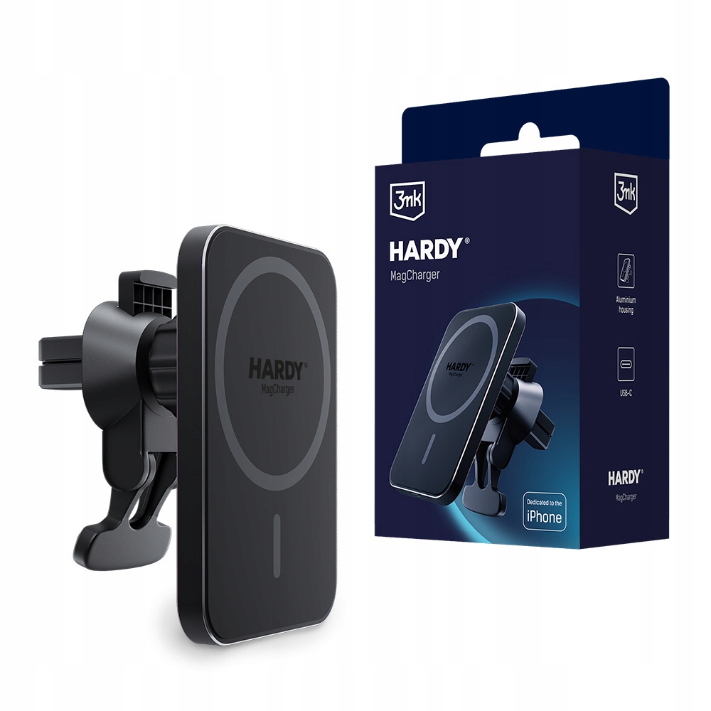 Držák na mřížku – 3mk Hardy MagCharger