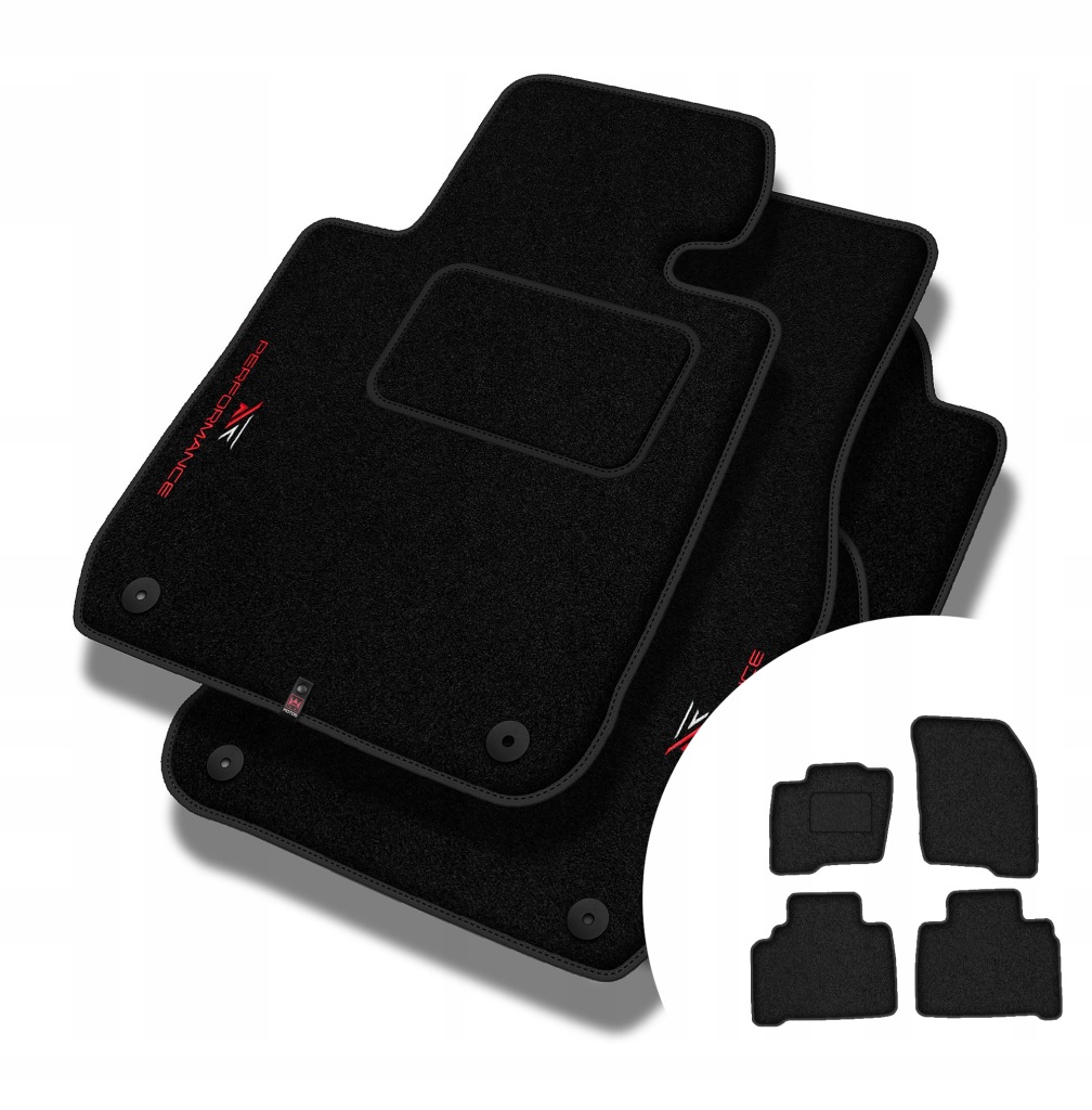 Velurové koberce Performance pro Ford S-max II 2010-2019