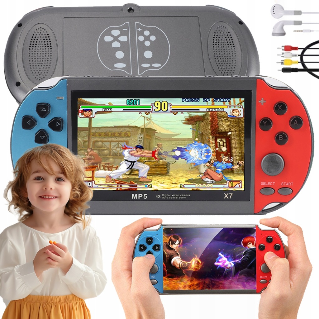 Přenosná Konzola Psp S Více Než 1000 Nainstalovanými Hrami