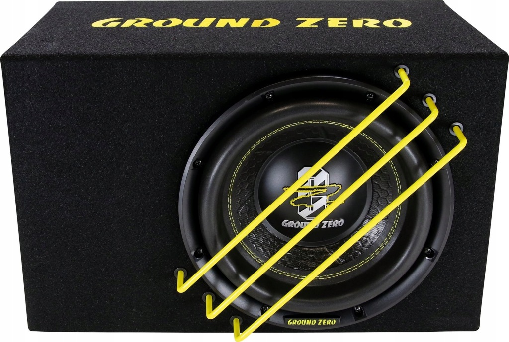 Ground Zero Gzrb 25SPL 2x2 Ohm 900W bassreflexová skříň subwoofer 25 cm