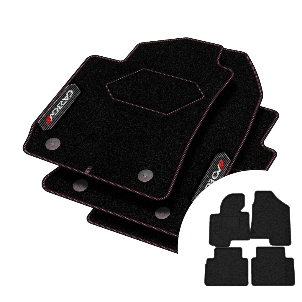 Velurové koberce Carbon pro Hyundai ix35 2010-2015