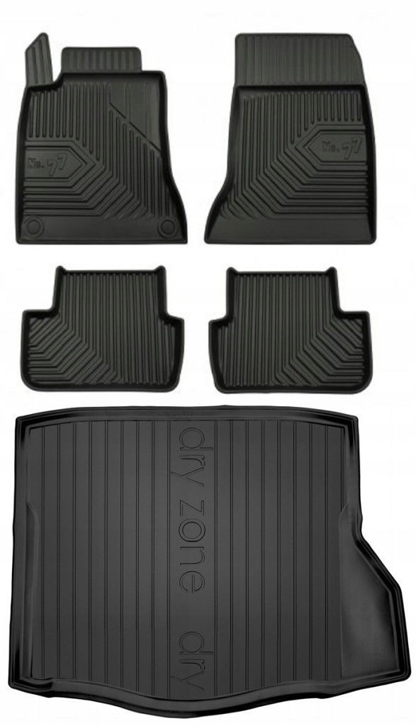 Set 77 Koberce a rohože Mercedes Cla C117 Sedan 2013-2019