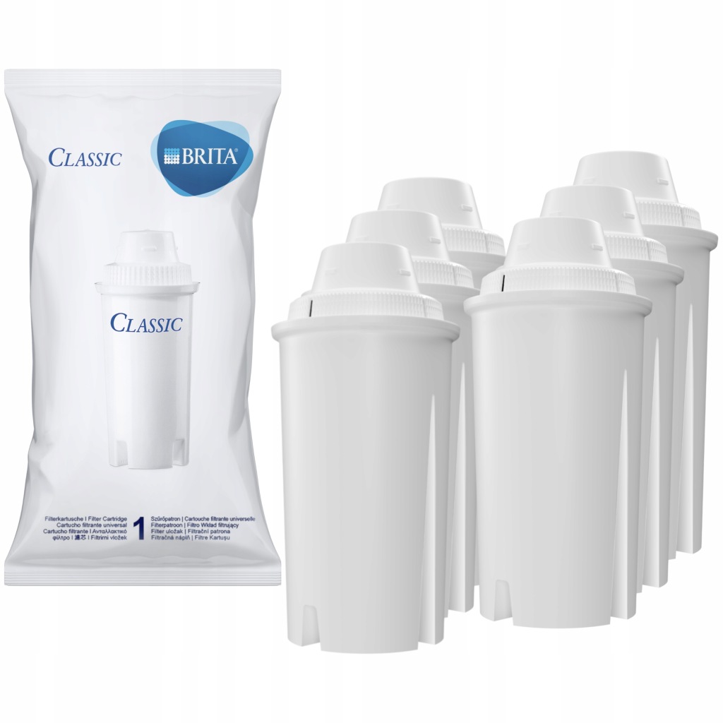 Filtry Brita Classic pro filtrační konvice Brita 6 kusů