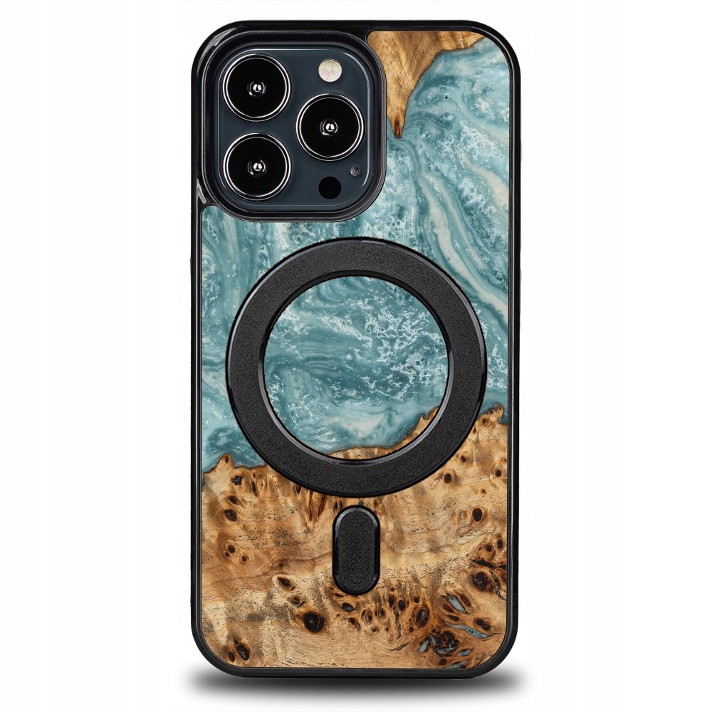 Pouzdro Bewood Unikátní pro iPhone 13 Pro Planety Uran s MagSafe