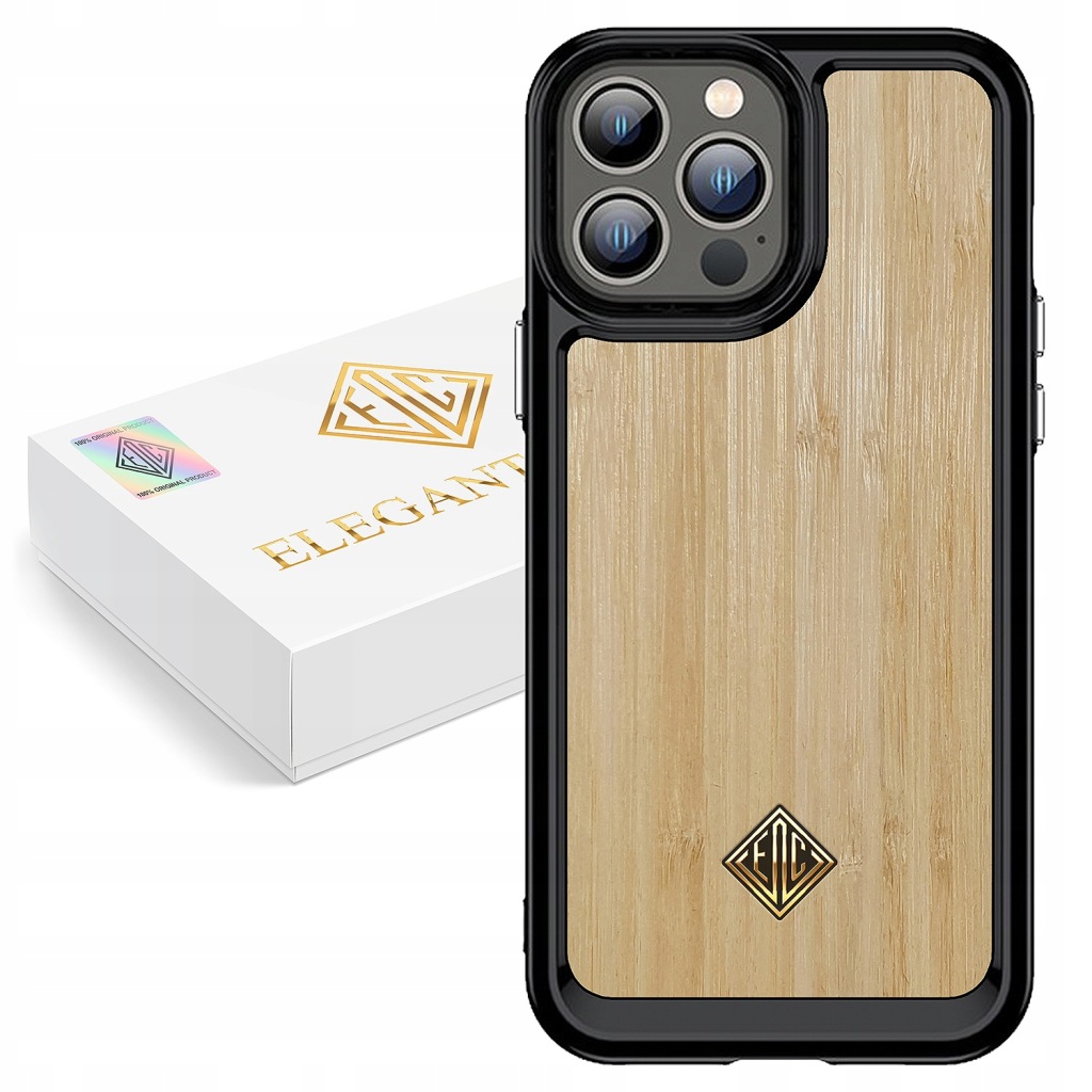 Pouzdro Pro Apple Iphone 12 Pro Max Kryt Luxusní Přírodní Dřevo Originál