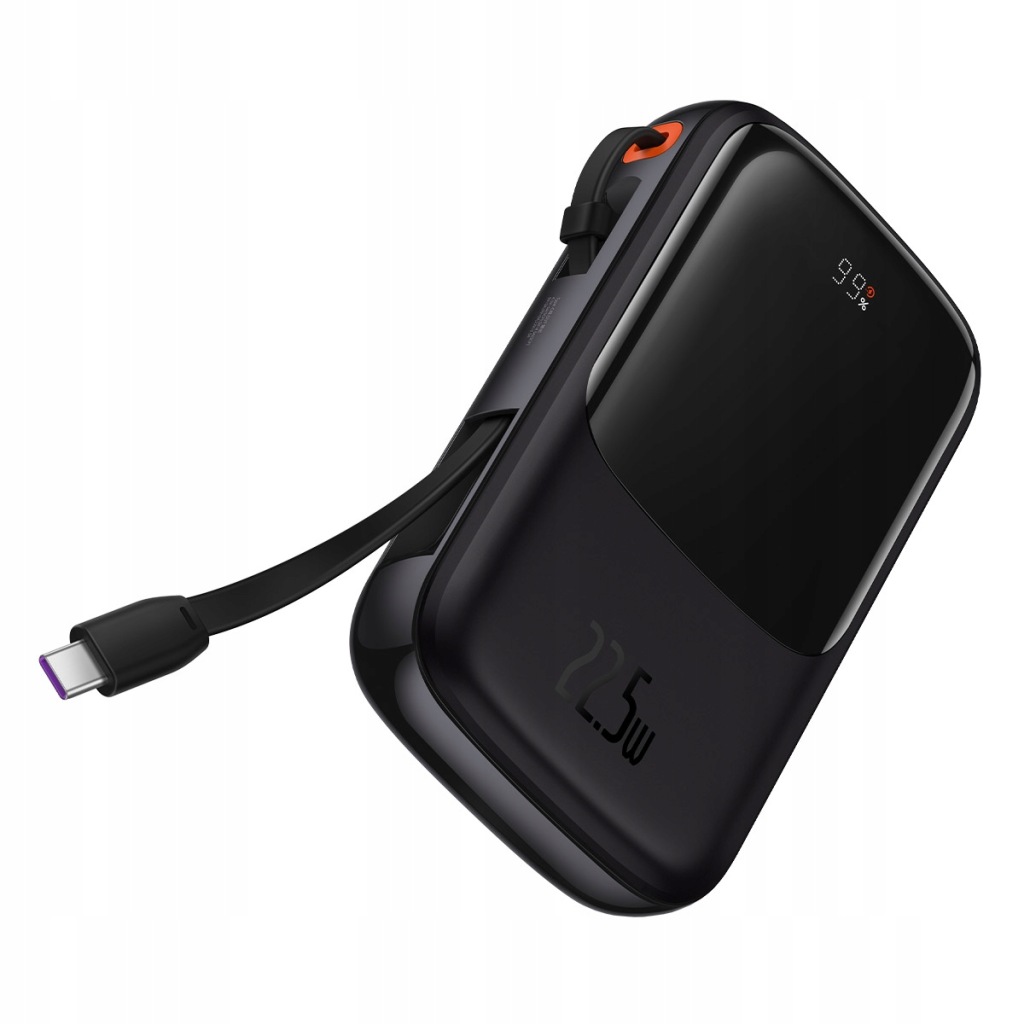 Baseus Power Bank 10000MAH 22.5W Kabel Usb-c Qc Rychlé Nabíjení Silný