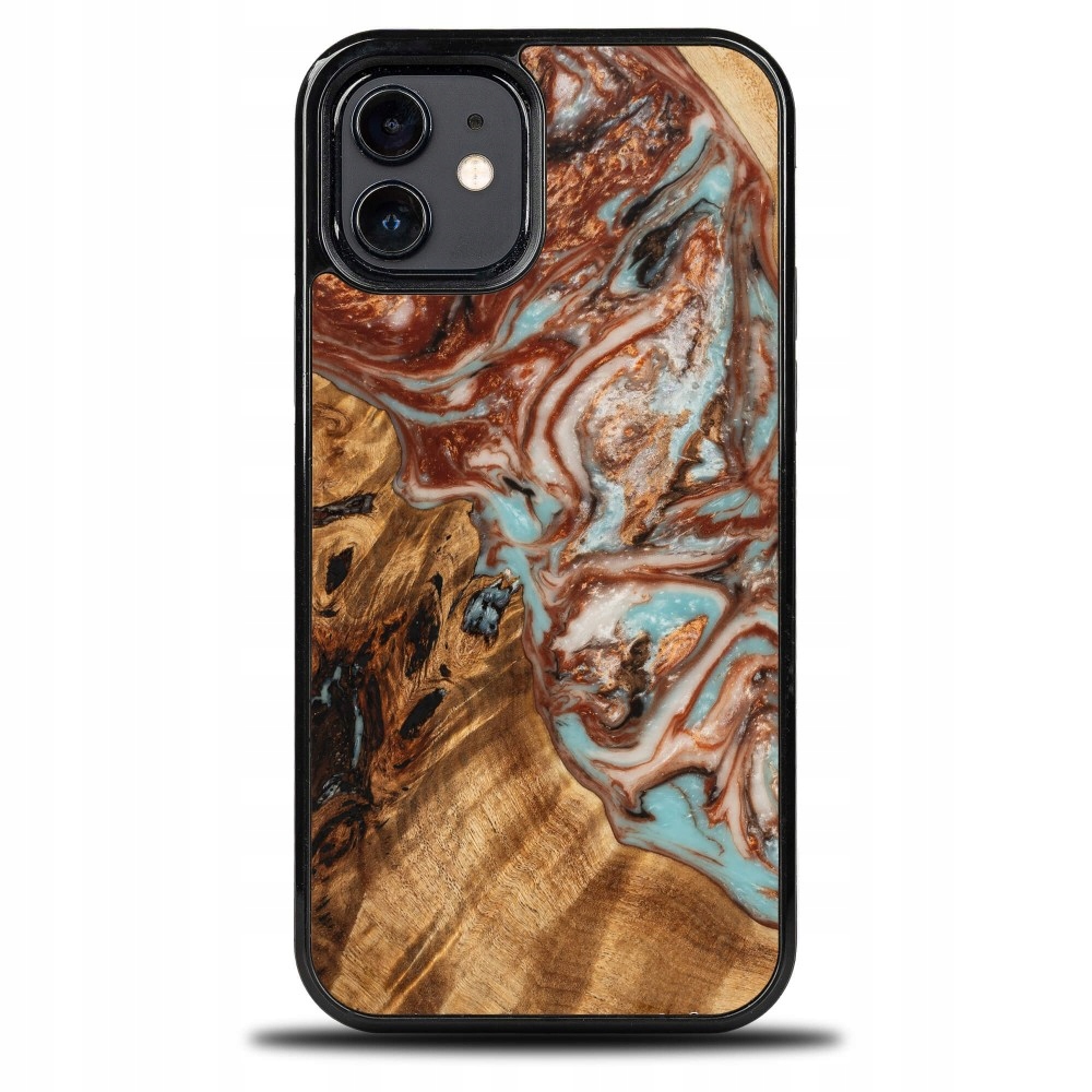 Pouzdro Bewood Unique pro iPhone 12/12 Pro Planety Jupiter