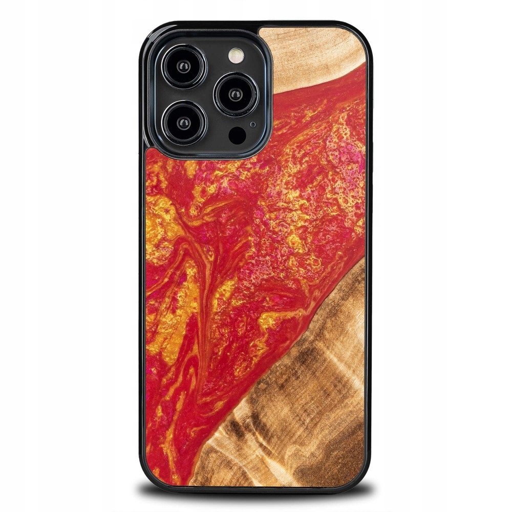 Pouzdro Bewood Unique pro iPhone 14 Pro Max Neony Paříž