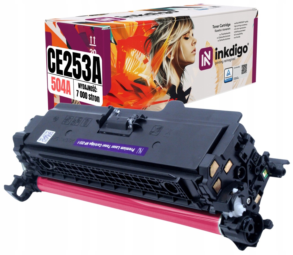 Toner CE253A 504A pro Hp Color Laserjet CP3525 Mag