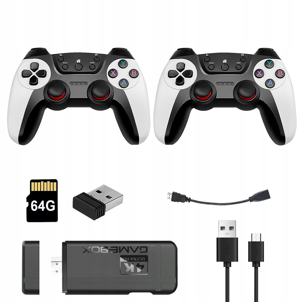 K9 Televizní Hra Retro Konzole Hdmi Hry Emulátor 30000 Her 64G S 2 Pady